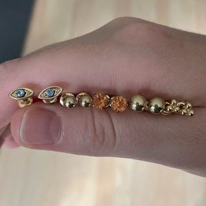 Set of 5 pairs of earrings